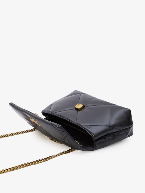 25SS 토리버치 스몰 키라 다이아몬드 퀼트 컨버터블 숄더백 154706001 BLACK - TORY BURCH
