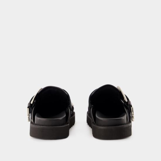 24FW 토가 뮬/슬리퍼 FTGPW105809039 BLACK - TOGA