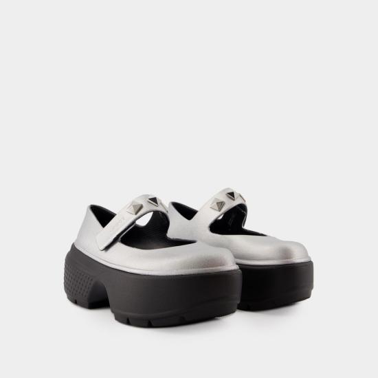  크록스 뮬/슬리퍼 210437040 SILVER - CROCS