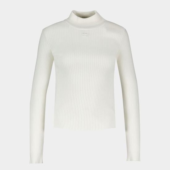  쿠레쥬 반팔 티셔츠 PERMPU022FI0001 WHITE