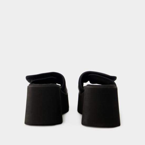  쿠레쥬 뮬/슬리퍼 124SSD007NE00059999 BLACK - COURREGES