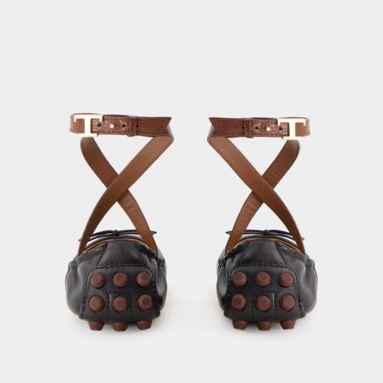  토즈 샌들 XXW76K0HS50SWH014HB999NEROS202MOGANO BLACK - TODS