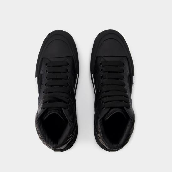  알렉산더 맥퀸 스니커즈 777238W4SS11070 BLACK - ALEXANDER MCQUEEN