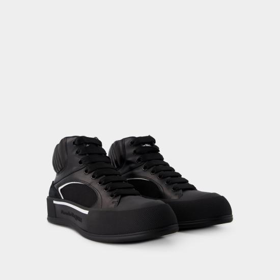  알렉산더 맥퀸 스니커즈 777238W4SS11070 BLACK - ALEXANDER MCQUEEN