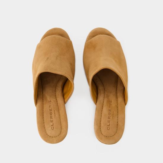  끌레제리 뮬/슬리퍼 326429024 BROWN - CLERGERIE