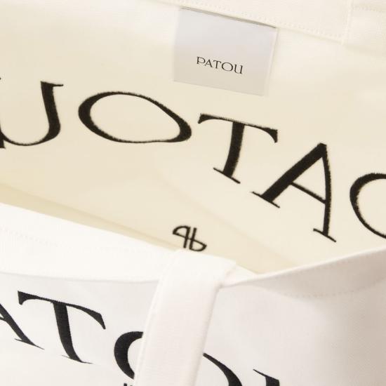  파투 토트백 AC0450076001W WHITE - PATOU
