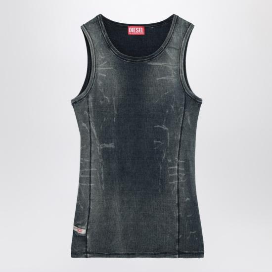 25SS 디젤 민소매 티셔츠 A191520HJBE Blue