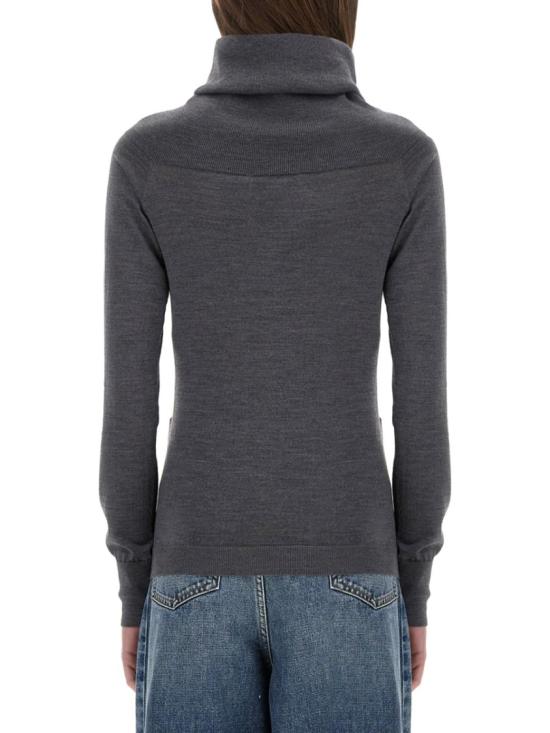 25FW 스텔라 맥카트니 터틀넥 6K1040 3S25981267 Grey - STELLA MCCARTNEY