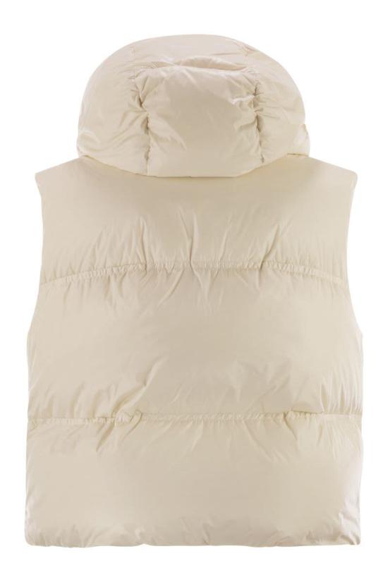 25FW 몽클레어 Pario 파리오 후디드 다운 베스트 K20931A00096596XE 02B Beige - MONCLER