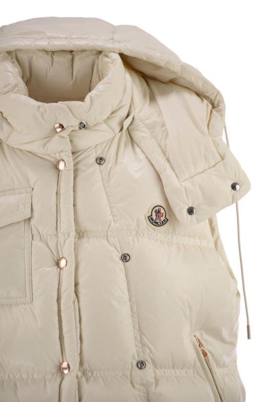 25FW 몽클레어 Pario 파리오 후디드 다운 베스트 K20931A00096596XE 02B Beige - MONCLER
