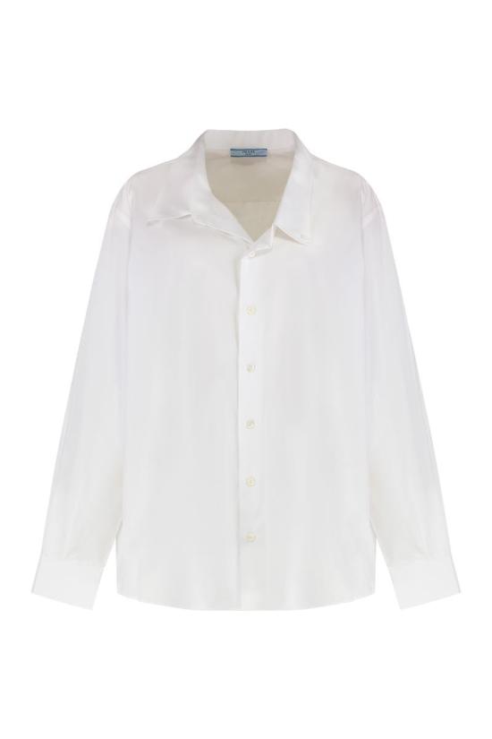 25FW 프라다 셔츠 P480ISOOO1XV2 F0009 WHITE