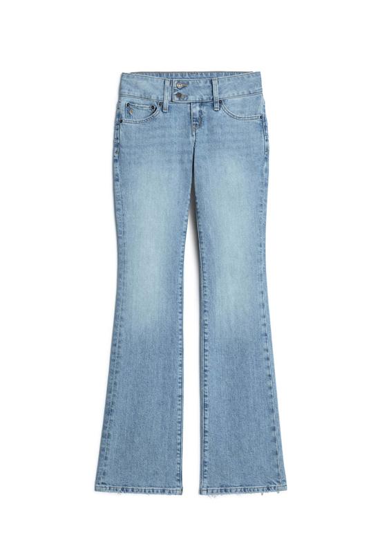  에티카 데님 팬츠 미시 로우 라이즈 부츠컷 진 - ETICA