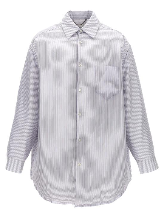 26SS 마르지엘라 패디드 스트라이프 셔츠 S50DT0040M35204001F Light Blue
