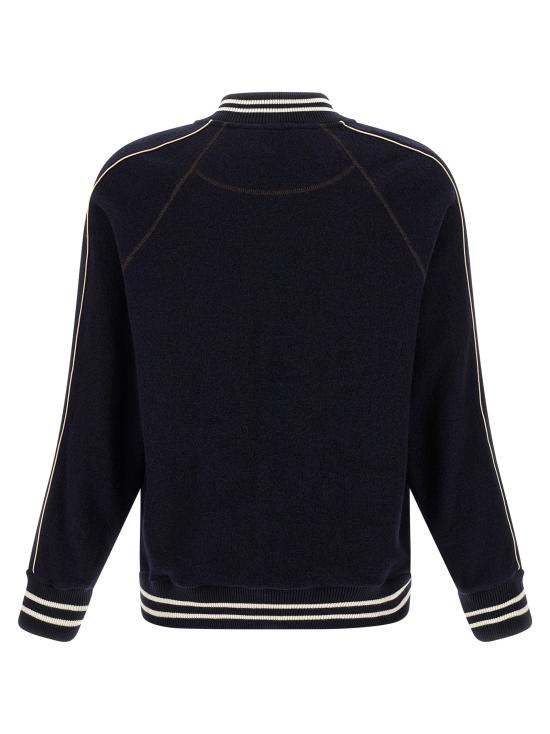 25FW 웨일즈보너 봄버 자켓 MA25JE18JE04503 Blue - WALES BONNER