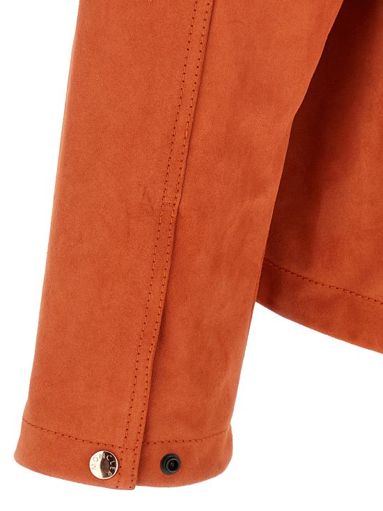 25FW 몽클레어 가죽 자켓 K24021A00008M6348335 Orange - MONCLER