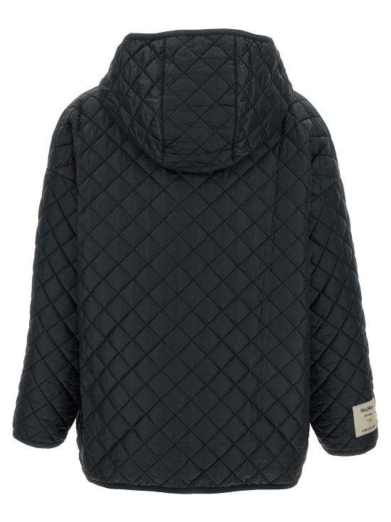 25FW 막스마라 더 큐브 LEO 레오 발수 캔버스 리버시블 패디드 자켓 2529486074600009 Black - MAXMARA THE CUBE