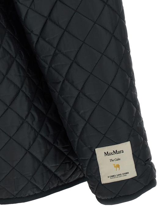 25FW 막스마라 더 큐브 LEO 레오 발수 캔버스 리버시블 패디드 자켓 2529486074600009 Black - MAXMARA THE CUBE