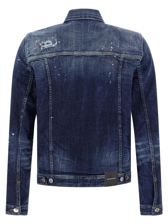 25FW 디스퀘어드2 데님 자켓 S74AM1601S30664470 Blue - DSQUARED2