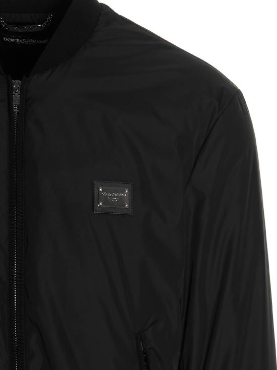 26FW 돌체앤가바나 봄버 자켓 G9ABPTG7F2JN0000 Black - DOLCE & GABBANA