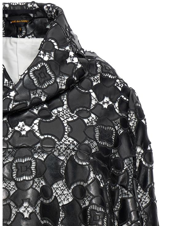  꼼데가르송 자켓 GKJ0150511 White Black - COMME DES GARCONS