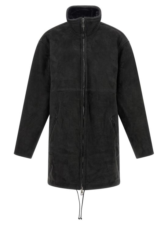 25FW 조르지오 브라토 가죽 자켓 GU26F22052MEVLBLACKTAR Black