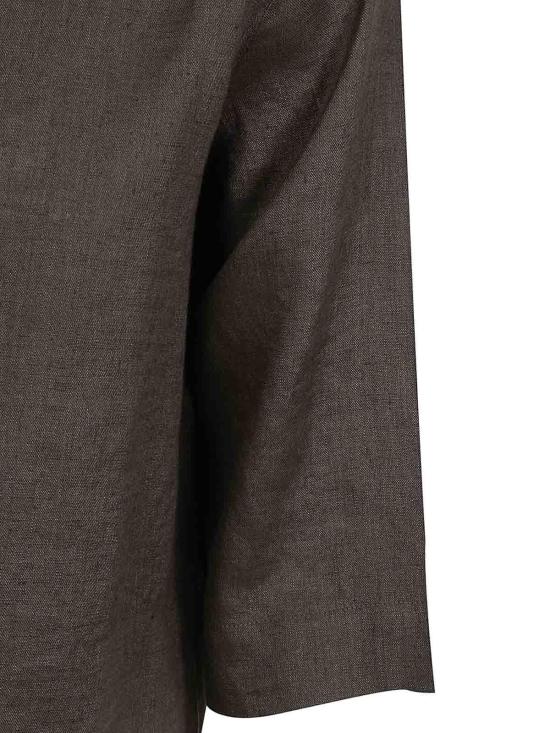  와이치 블라우스 WH1027014 Brown - WHYCI