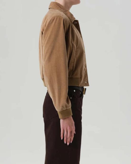  시티즌 오브 휴머니티 봄버 자켓 시티즌스 오브 휴머니티 롤라 이브 봄버 재킷 앰버 - CITIZEN OF HUMANITY