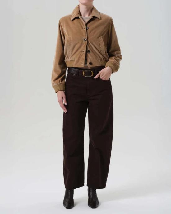  시티즌 오브 휴머니티 봄버 자켓 시티즌스 오브 휴머니티 롤라 이브 봄버 재킷 앰버 - CITIZEN OF HUMANITY