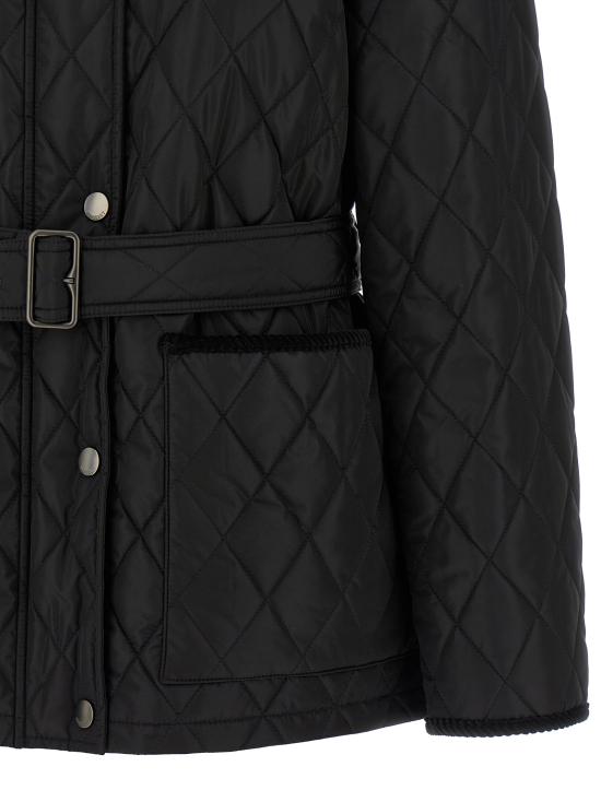 26FW 버버리 칠턴 퀼팅 자켓 8110378BLACK - BURBERRY