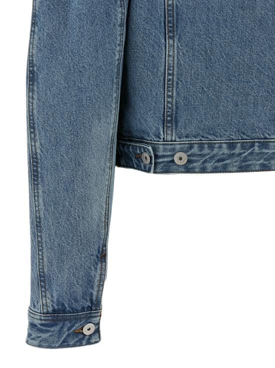25FW 자크뮈스 데님 자켓 25HJAW00112AD0003833C Light Blue - JACQUEMUS
