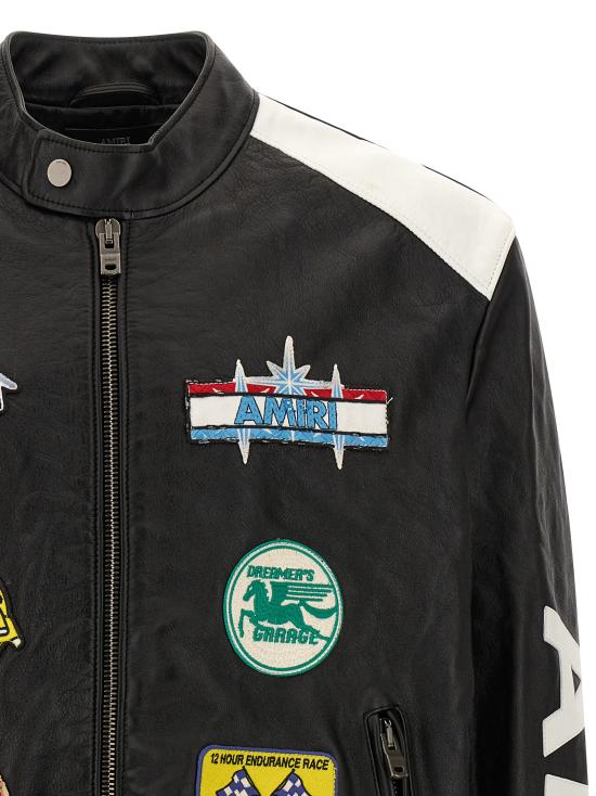 25FW 아미리 가죽 자켓 AMLTJT1020BLACK Black - AMIRI