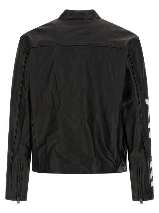 25FW 아미리 가죽 자켓 AMLTJT1020BLACK Black - AMIRI