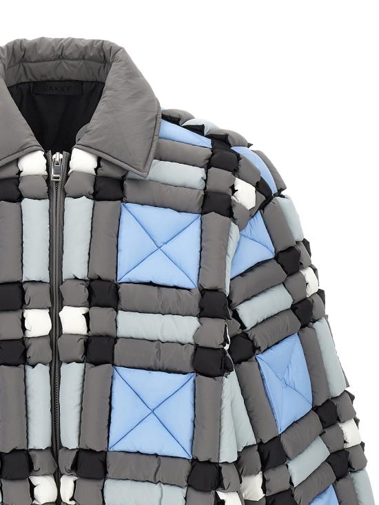 25FW 크리스토퍼 락시 숏패딩 CRDJ075BLUECECK Multicolor - CHRISTOPHER RAXXY