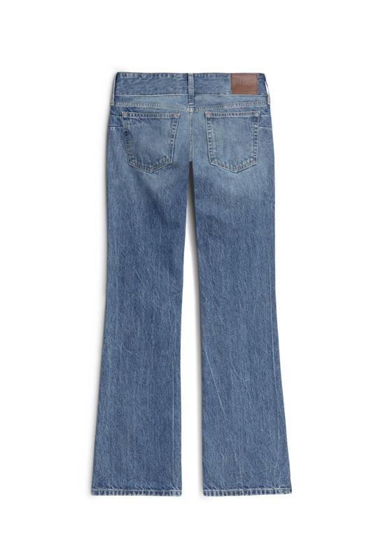  에티카 데님 팬츠 미시 로우 라이즈 부츠컷 진 - ETICA