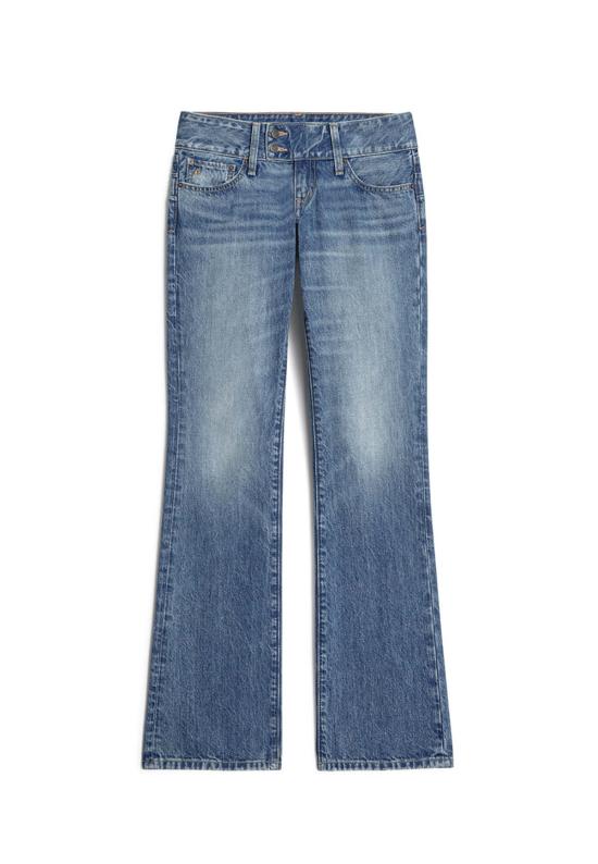  에티카 데님 팬츠 미시 로우 라이즈 부츠컷 진 - ETICA