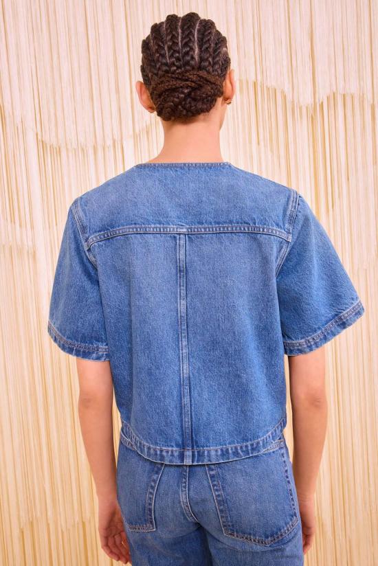  울라 존슨 데님 자켓 서지 재킷 - ULLA JOHNSON