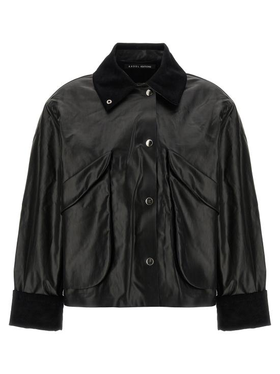  카슬 가죽 자켓 C224100001 Black