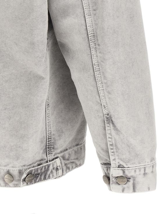 25FW 칼하트 WIP 아크틱 디어본 캔버스 12온즈 자켓   I035817895F Gray - CARHARTT WIP