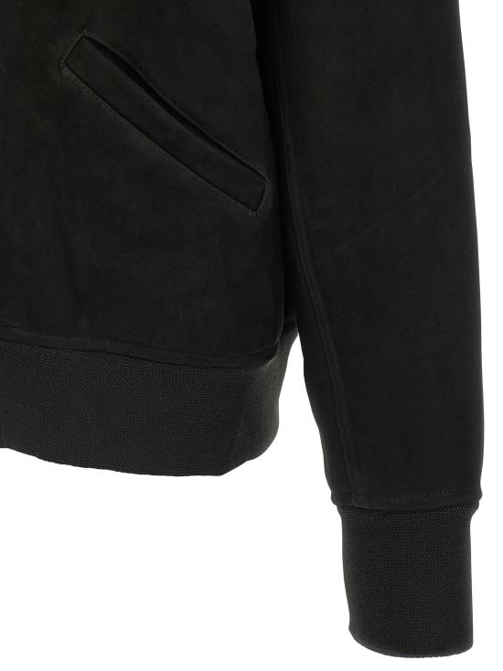 25FW 조르지오 브라토 가죽 자켓 GU26F22009MEVLNERO Black - GIORGIO BRATO