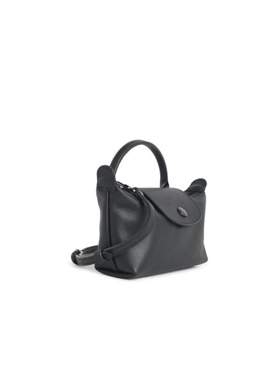 26SS 롱샴 르 플리아쥬 엑스트라 XS 레더 파우치  34205987001 Black - LONGCHAMP