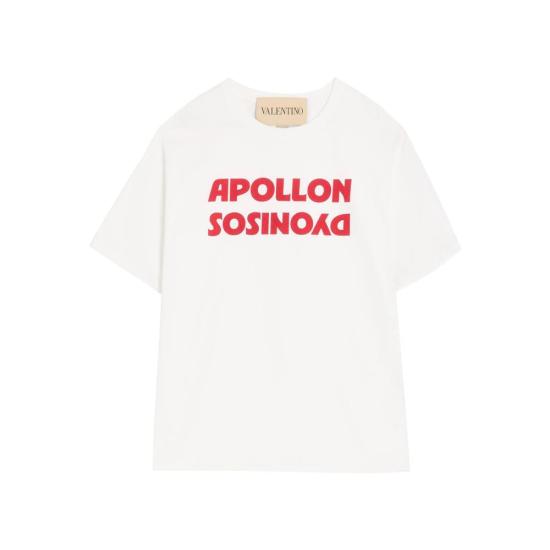 25FW 발렌티노 가라바니 반팔 티셔츠 7V0MG16PB6E A33 WHITE