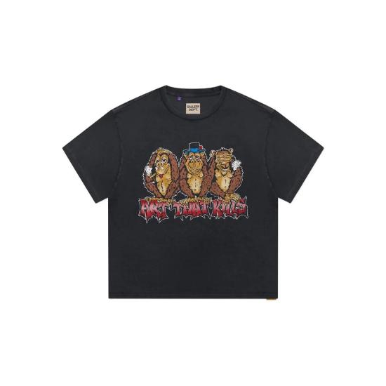 25FW 갤러리 디파트먼트 반팔 티셔츠 SNE 10285 VBLK Black