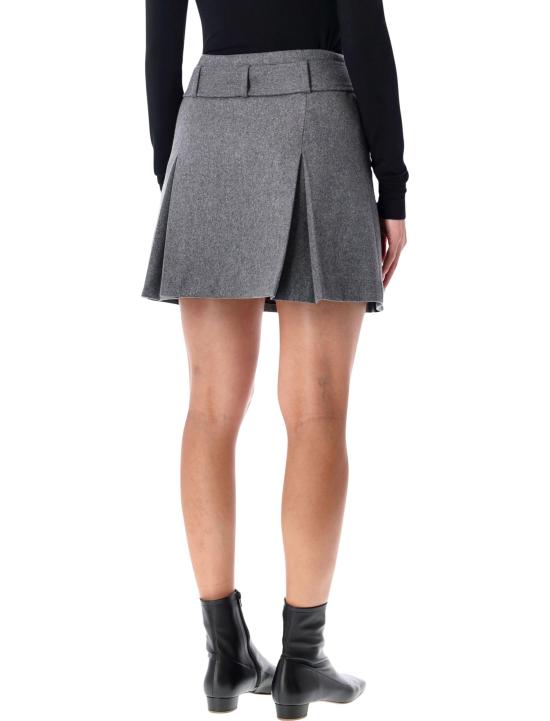 25FW 아페쎄 숏 스커트 F06464WOAPN PLA HEATER GREY - A.P.C.