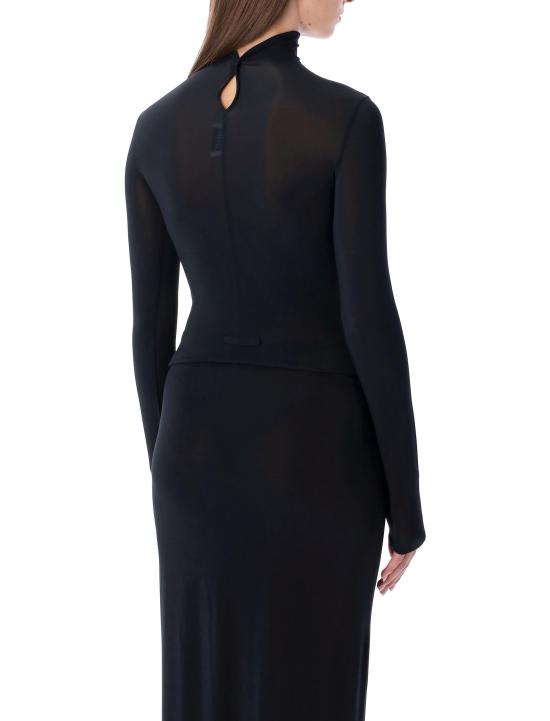 25FW 장 폴 고티에 터틀넥 TO384J025 84 DARK NAVY - JEAN PAUL GAULTIER