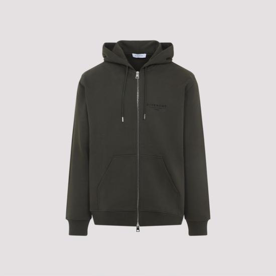 25FW 지방시 후드 티셔츠 BMJ0NJ3YRJ Green - GIVENCHY