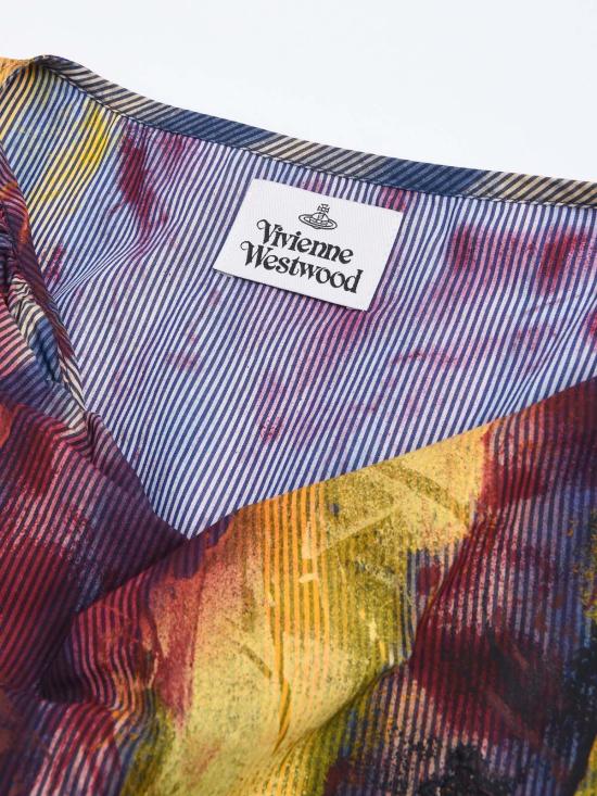  비비안웨스트우드 반팔 티셔츠 비비안 웨스트우드 하트 탑 멀티 - VIVIENNE WESTWOOD