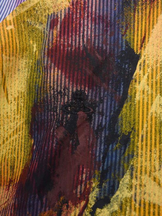  비비안웨스트우드 반팔 티셔츠 비비안 웨스트우드 하트 탑 멀티 - VIVIENNE WESTWOOD