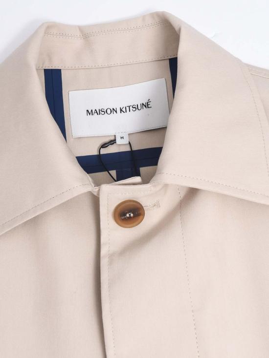  메종키츠네 자켓 메종 키츠네 매킨토시 라이트 베이지 - MAISON KITSUNE