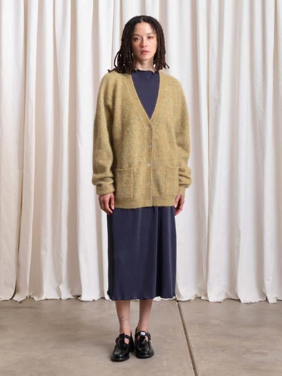  알리 골든 가디건 오버사이즈 모헤어 카디건 - ALI GOLDEN