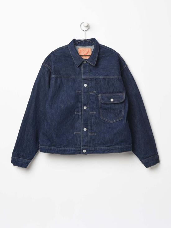  오어슬로우 데님 셔츠 Orslow Type1 40s 플리츠 프런트 블라우스 원워시